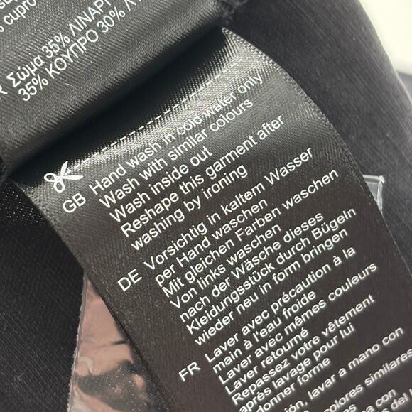 Scotch & Soda Black Linen Short Sleeve Camp Shirt - Picture 12 of 12